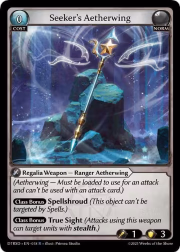 Seeker's Aetherwing (18), Distorted Reflections Starter Decks — Grand Archive card price