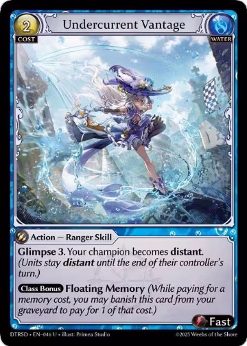 Undercurrent Vantage (46), Distorted Reflections Starter Decks — Grand Archive card price