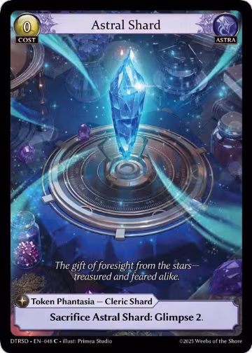 Astral Shard (48), Distorted Reflections Starter Decks — Grand Archive card price