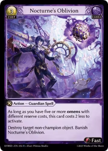 Nocturne's Oblivion (56) — card price