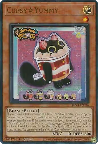 CupsyYummy (JUSH-EN016), Justice Hunters — Yu-Gi-Oh! card price