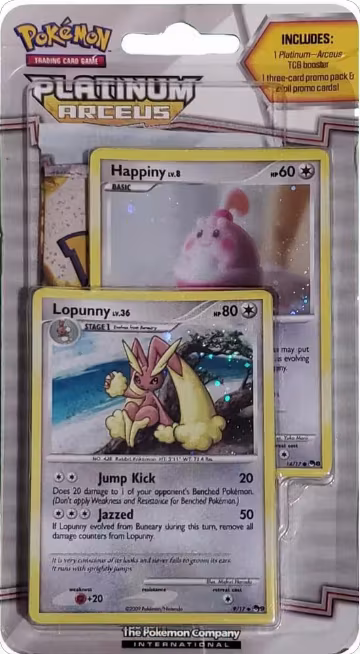 Arceus Blister Pack (Happiny & Lopunny), Arceus — Pokémon sealed product price
