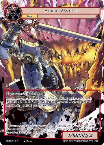 Heroic Assault (ESD2-019 R) — card price