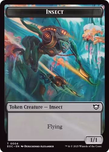 Insect // Elemental (0007) Double-Sided Token (4 // 7), Commander: Edge of Eternities — Magic card price