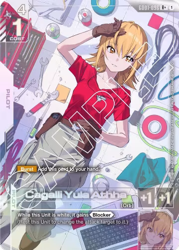 Cagalli Yula Athha (R+) (GD01-096), Newtype Rising — Gundam card price