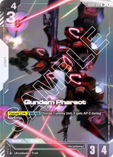 Gundam Pharact (R+) (GD01-071), Newtype Rising — Gundam card price