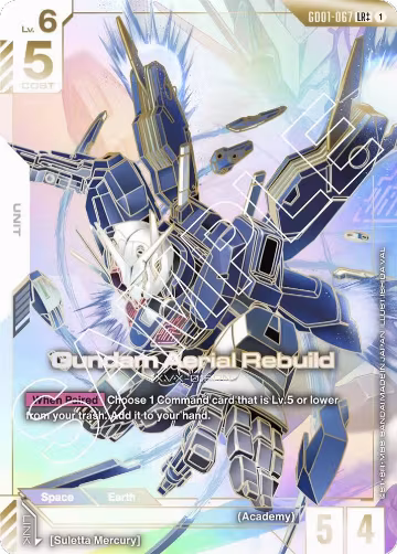 Gundam Aerial Rebuild (LR++) (GD01-067) — card price