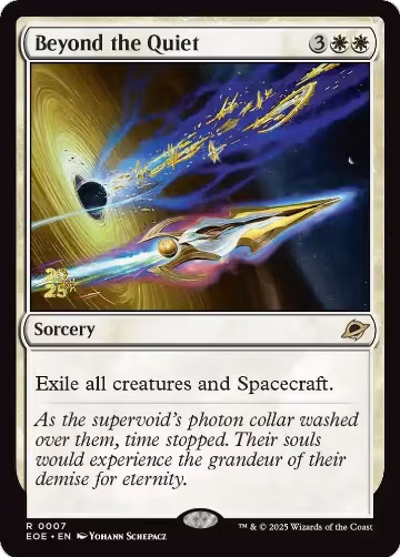 Beyond the Quiet (7), Prerelease Cards — Magic card price