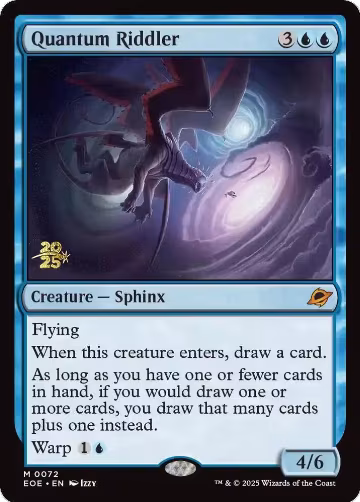 Quantum Riddler (72), Prerelease Cards — Magic card price