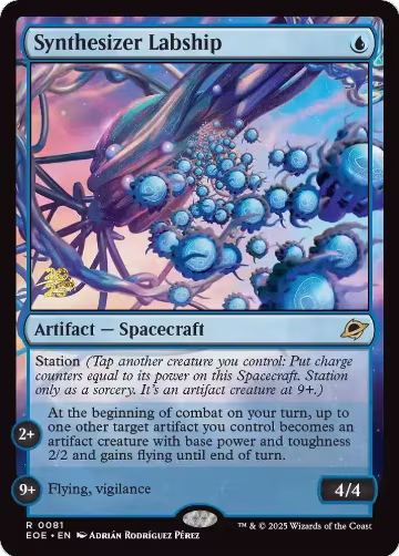 Synthesizer Labship (81), Prerelease Cards — Magic card price
