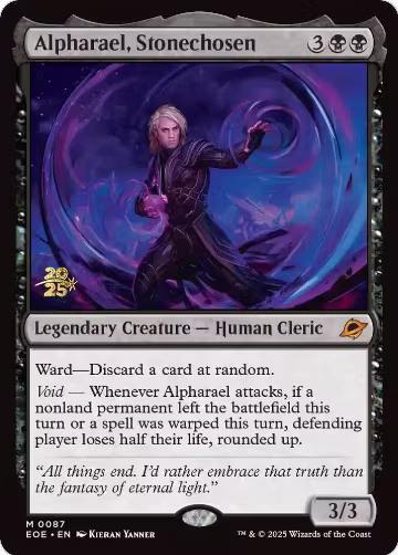 Alpharael, Stonechosen (87), Prerelease Cards — Magic card price