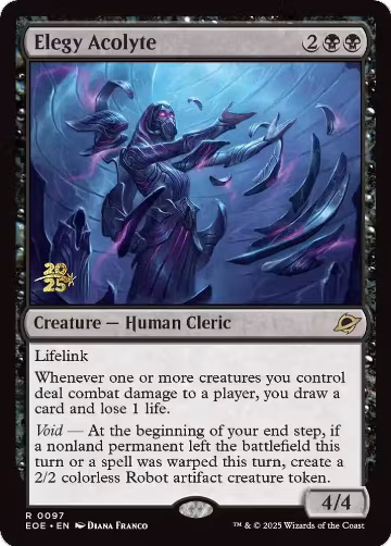 Elegy Acolyte (97), Prerelease Cards — Magic card price