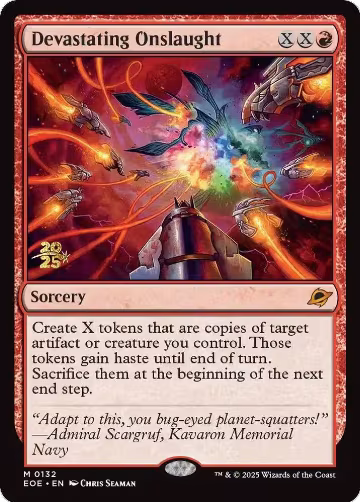 Devastating Onslaught (132), Prerelease Cards — Magic card price