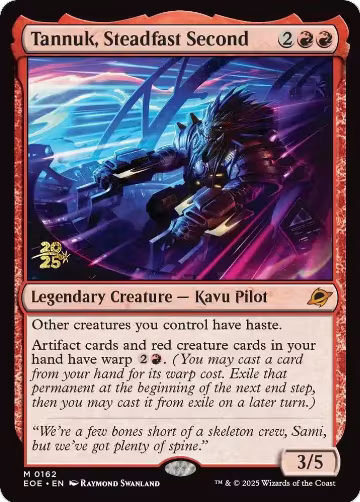 Tannuk, Steadfast Second (162), Prerelease Cards — Magic card price