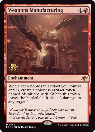 Weapons Manufacturing (168), Prerelease Cards — Magic card price