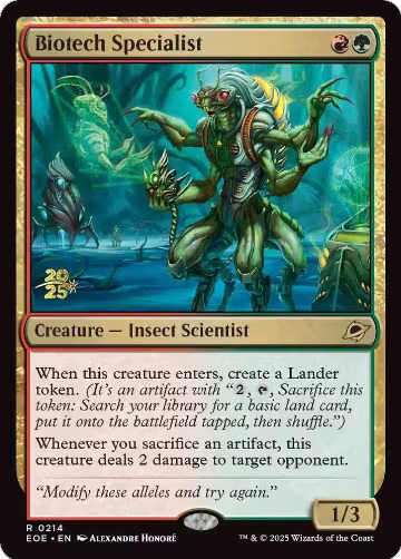 Biotech Specialist (214), Prerelease Cards — Magic card price