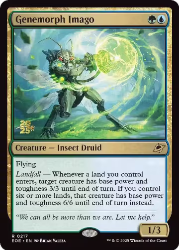 Genemorph Imago (217), Prerelease Cards — Magic card price