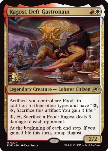 Ragost, Deft Gastronaut (224), Prerelease Cards — Magic card price