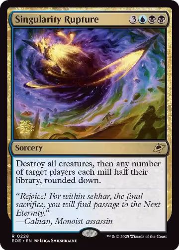 Singularity Rupture (228), Prerelease Cards — Magic card price