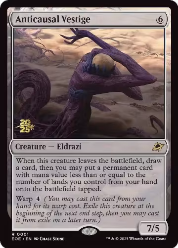 Anticausal Vestige (1), Prerelease Cards — Magic card price