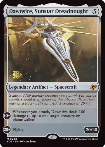 Dawnsire, Sunstar Dreadnought (238), Prerelease Cards — Magic card price