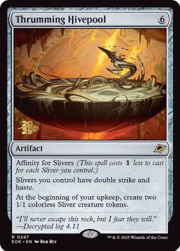 Thrumming Hivepool (247), Prerelease Cards — Magic card price