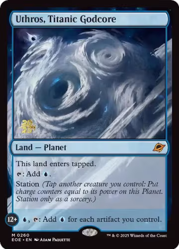 Uthros, Titanic Godcore (260), Prerelease Cards — Magic card price