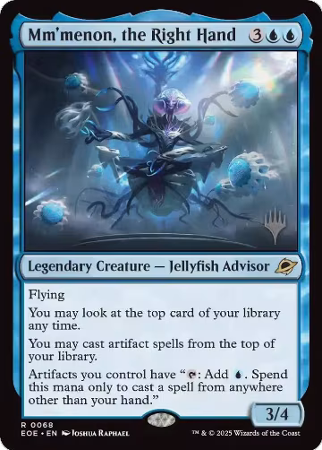 Mm'menon, the Right Hand (68), Promo Pack: Edge of Eternities — Magic card price