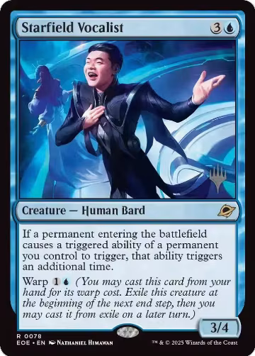 Starfield Vocalist (78), Promo Pack: Edge of Eternities — Magic card price