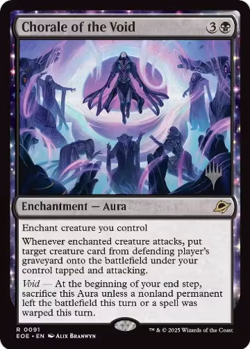 Chorale of the Void (91), Promo Pack: Edge of Eternities — Magic card price