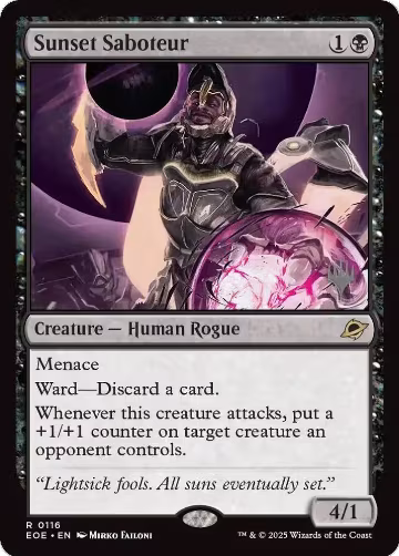 Sunset Saboteur (116), Promo Pack: Edge of Eternities — Magic card price