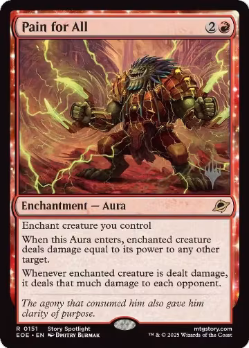 Pain for All (151), Promo Pack: Edge of Eternities — Magic card price