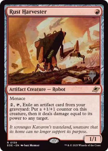 Rust Harvester (159), Promo Pack: Edge of Eternities — Magic card price