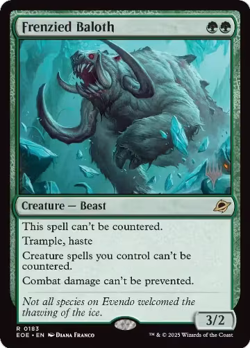 Frenzied Baloth (183), Promo Pack: Edge of Eternities — Magic card price