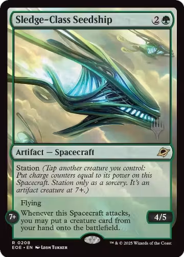 Sledge-Class Seedship (208), Promo Pack: Edge of Eternities — Magic card price