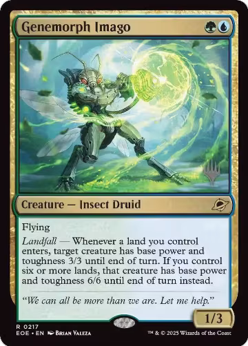 Genemorph Imago (217), Promo Pack: Edge of Eternities — Magic card price