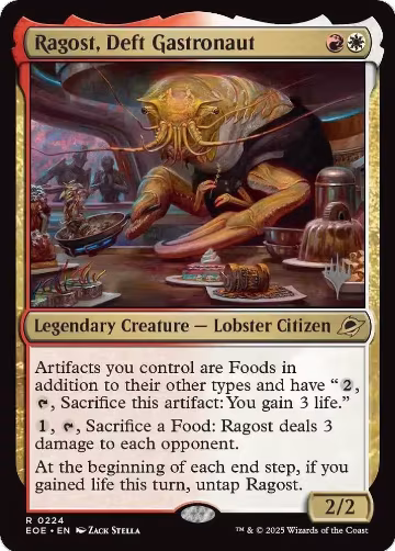 Ragost, Deft Gastronaut (224), Promo Pack: Edge of Eternities — Magic card price