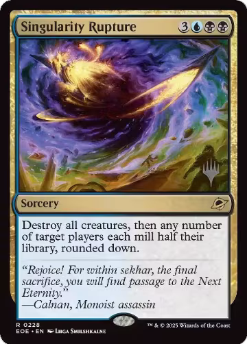 Singularity Rupture (228), Promo Pack: Edge of Eternities — Magic card price
