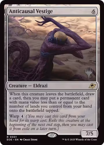 Anticausal Vestige (1), Promo Pack: Edge of Eternities — Magic card price