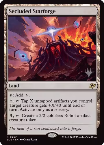 Secluded Starforge (257), Promo Pack: Edge of Eternities — Magic card price