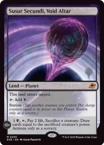 Susur Secundi, Void Altar (259), Promo Pack: Edge of Eternities — Magic card price