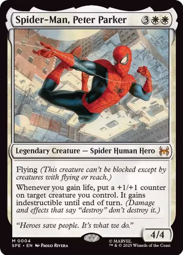 Spider-Man, Peter Parker (4), Marvel's Spider-Man: Eternal-Legal — Magic card price