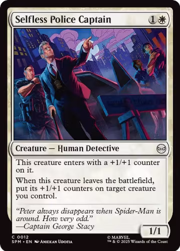 Selfless Police Captain (12), Marvel's Spider-Man — Magic card price