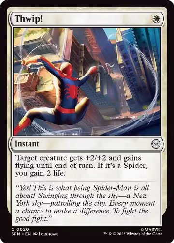Thwip! (20), Marvel's Spider-Man — Magic card price