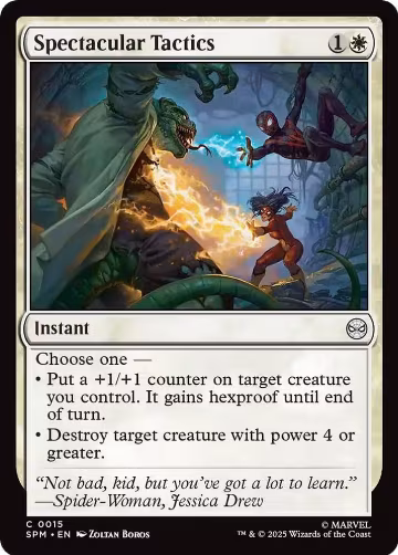 Spectacular Tactics (15), Marvel's Spider-Man — Magic card price