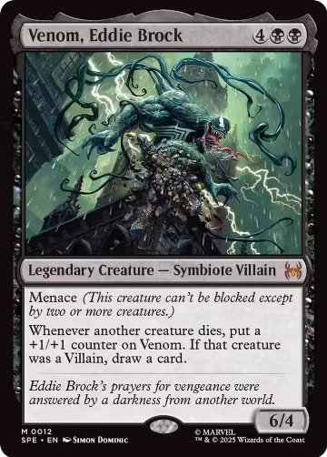 Venom, Eddie Brock (12) — card price