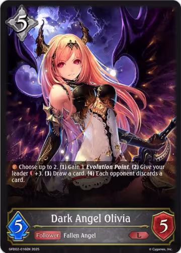 Dark Angel Olivia (GFD02-016EN), Treacherous Ambitions — Shadowverse card price
