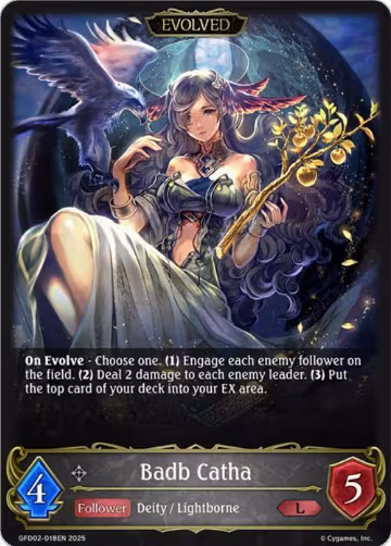 Badb Catha (Evolved) (GFD02-018EN), Treacherous Ambitions — Shadowverse card price