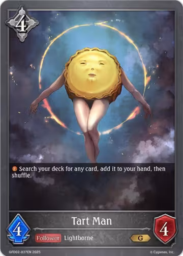 Tart Man (GFD02-037EN), Treacherous Ambitions — Shadowverse card price