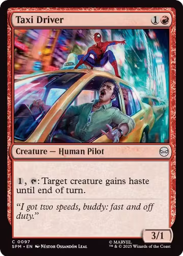 Taxi Driver (97), Marvel's Spider-Man — Magic card price